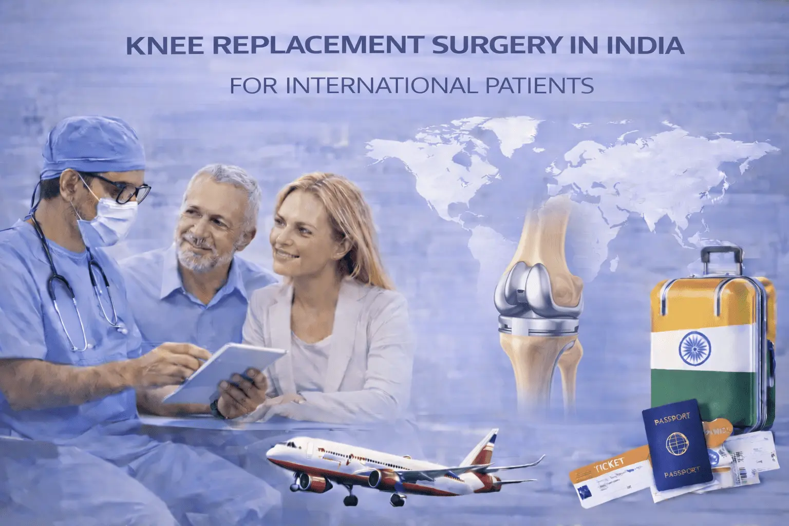Knee replacement surgery in India for International patients