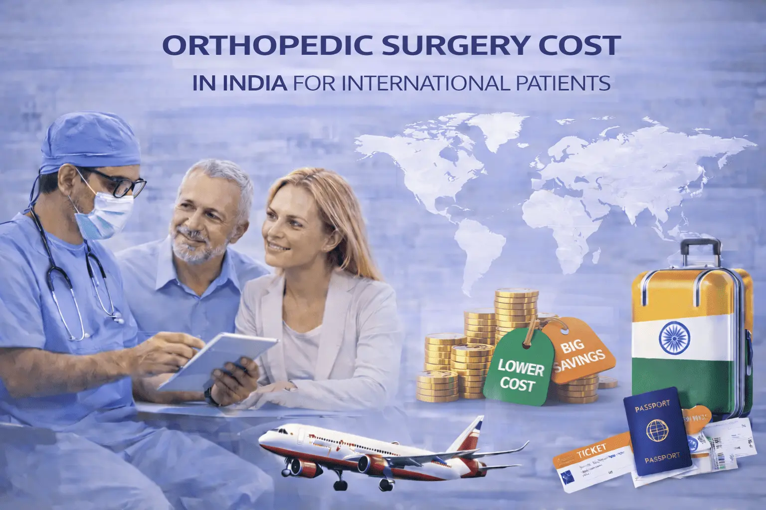 Orthopedic surgery cost in India for international patients