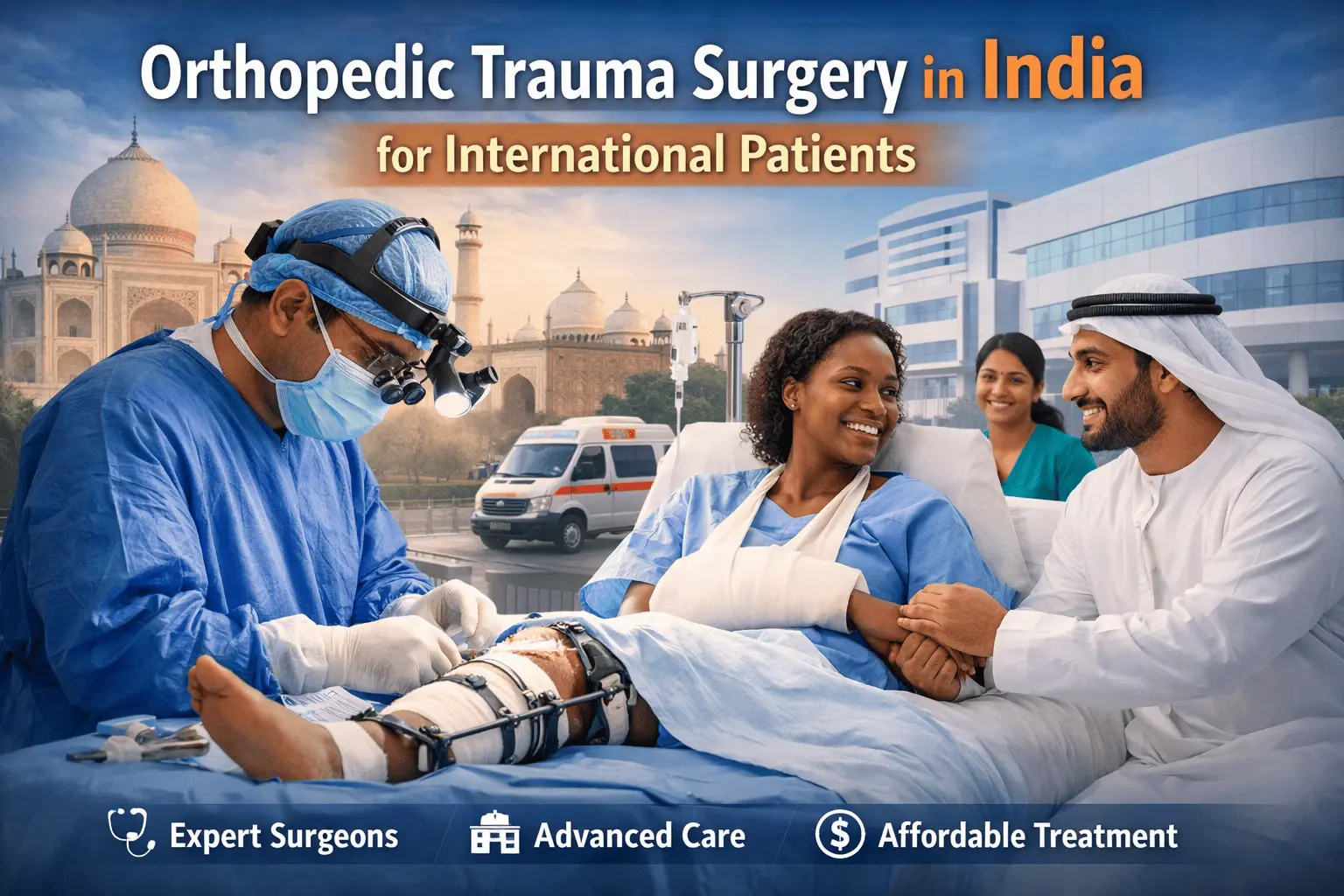 Orthopedic trauma surgery in India for international patients