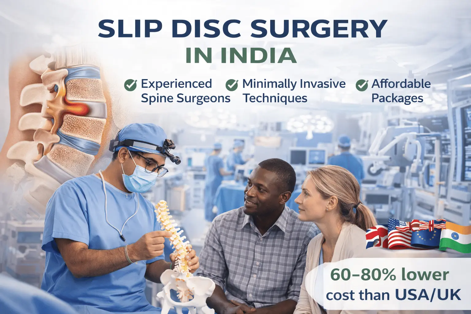 Slip disk surgery in India