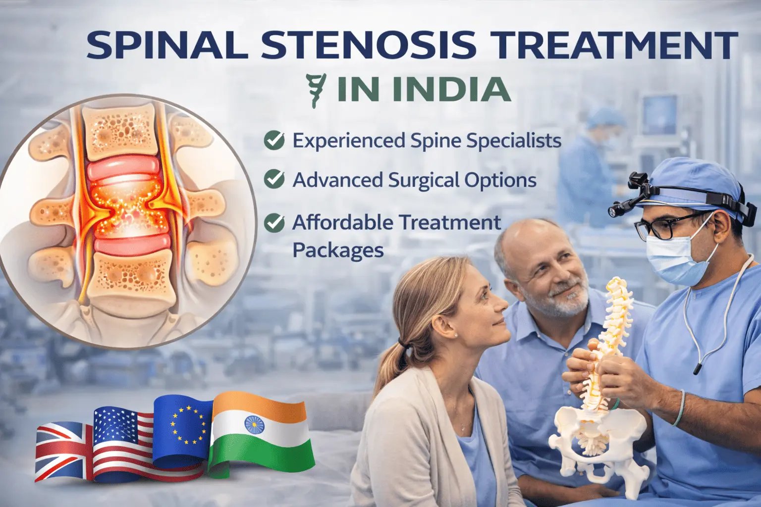 Spinal stenosis treatment consultation in India
